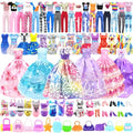92Pcs Doll Clothes and Accessories with Doll Closet for 11.5 Inch Doll T969469