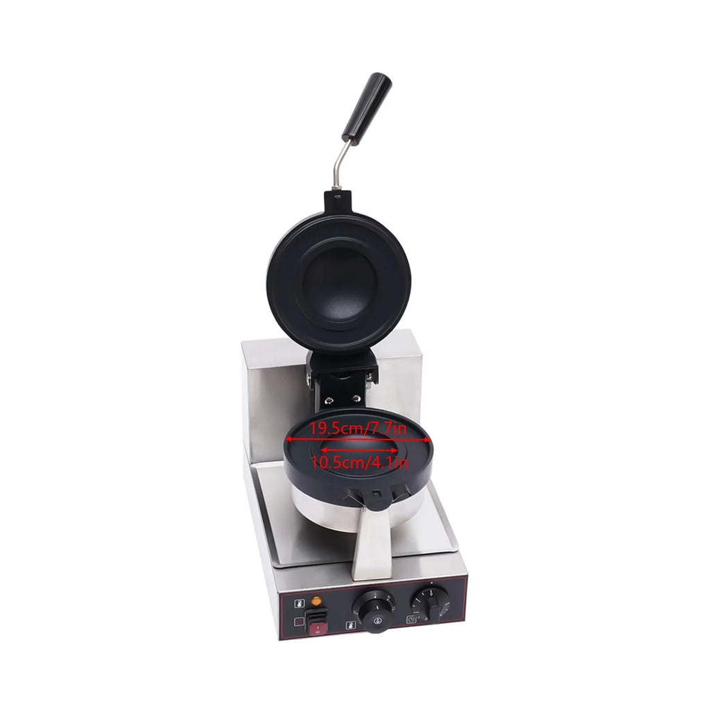 Electric Burger Waffle Maker Non Stick Panini Press Machine 1000W Single Head K5017