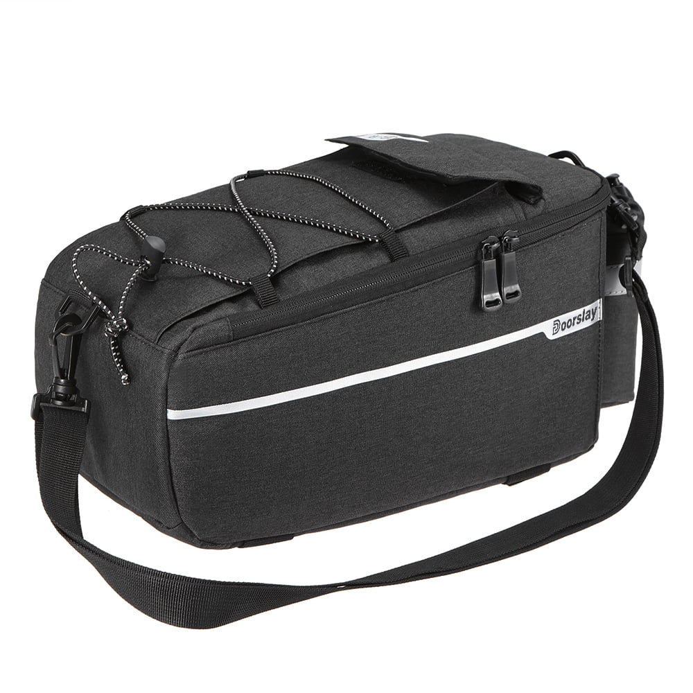 Insulated Trunk Cooler Bag Cycling Rear Rack Storage Luggage Bag Reflective MTB Bike Pannier Bag Shoulder Bag P540