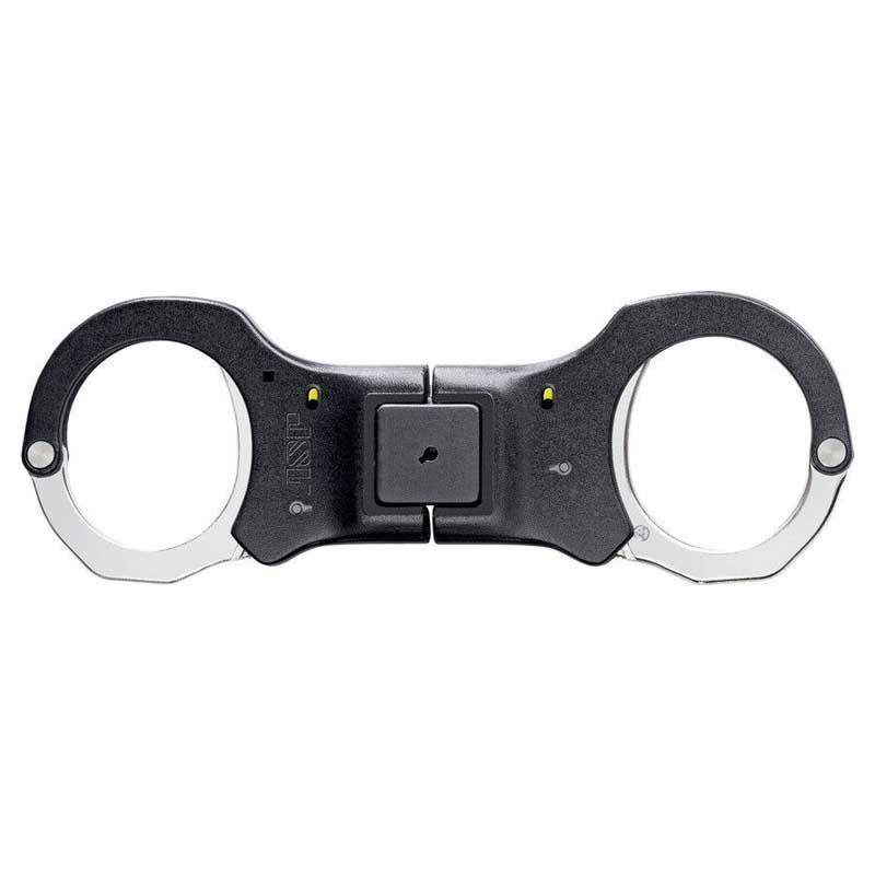 Black Steel Rigid Handcuffs I573