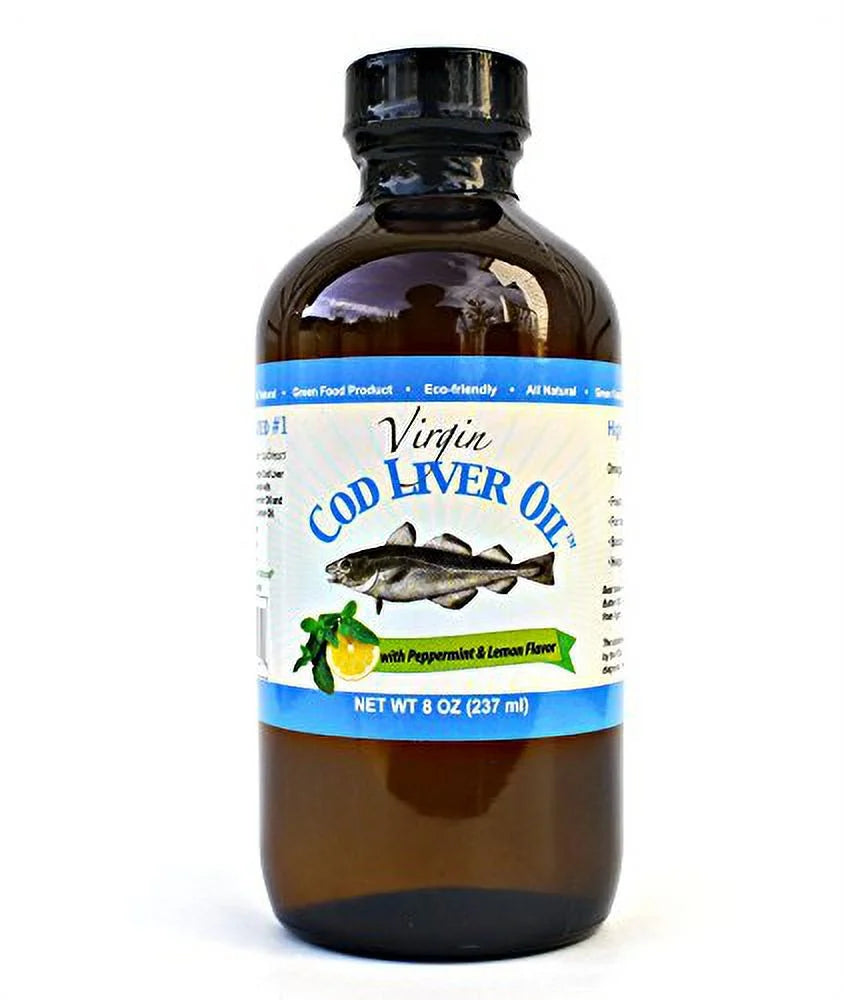 Virgin Cod Liver Oil Lemon Peppermint Q485
