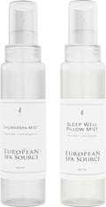 Lavender Eucalyptus Shower Mist & Pillow Mist Sprays Bundle 4 fl oz W5496
