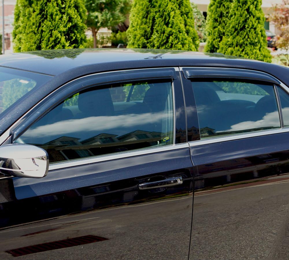 Dark Smoke 4-Piece Side Window Deflector V45728