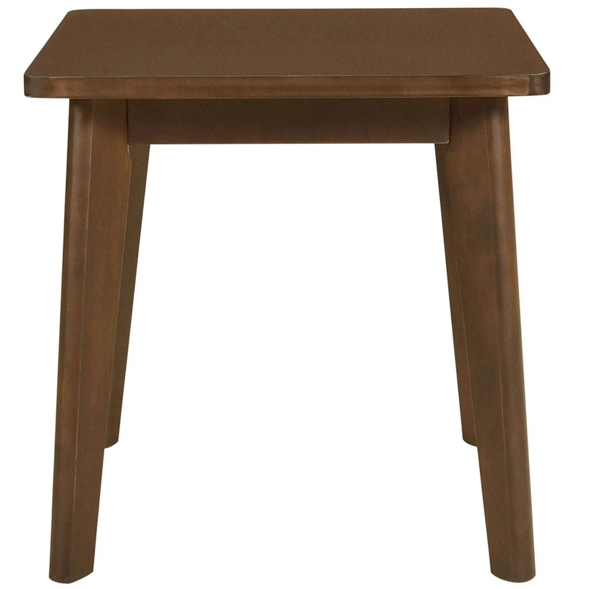 Mid-Century Square Wooden End Table J490535