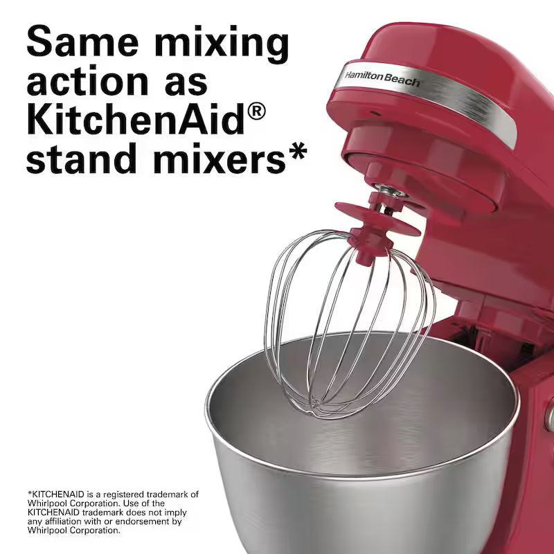 4 Quart 7-Speed Red Stand Mixer R1735