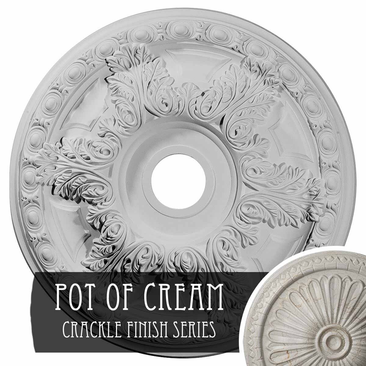 23 3/8x22OD x 3 5/8x22ID x 2 1/2x22P Ceiling Medallion R592986