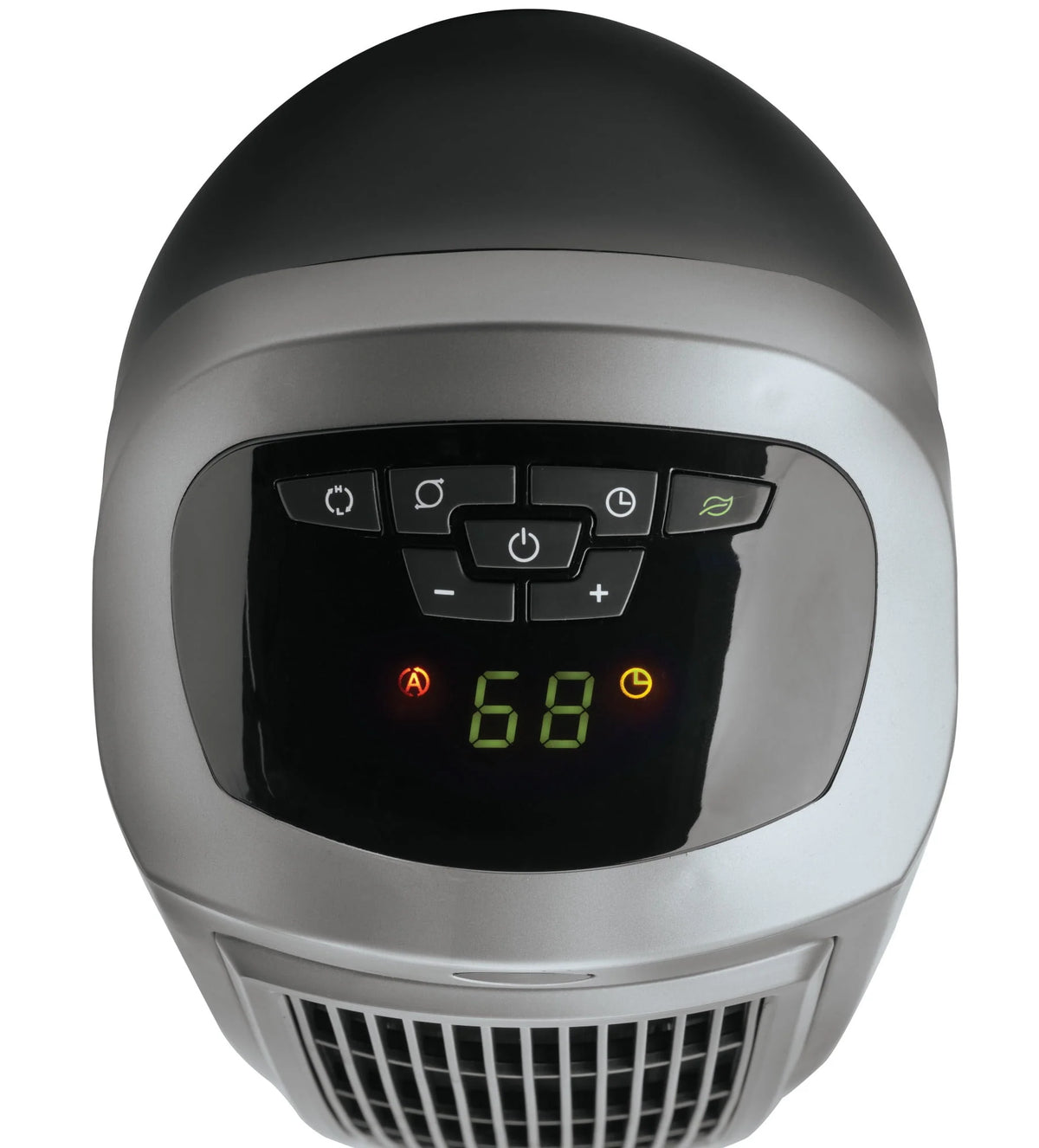 1500W Oscillating Ceramic Electric Tower Space Heater with Remote, Gray B2616
