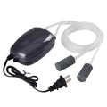 2 Air Bubble Disk Stone Aerator Aquarium Fish Tank Pond Pump Hydroponic Oxygen with 2M Silicone Tube I406892