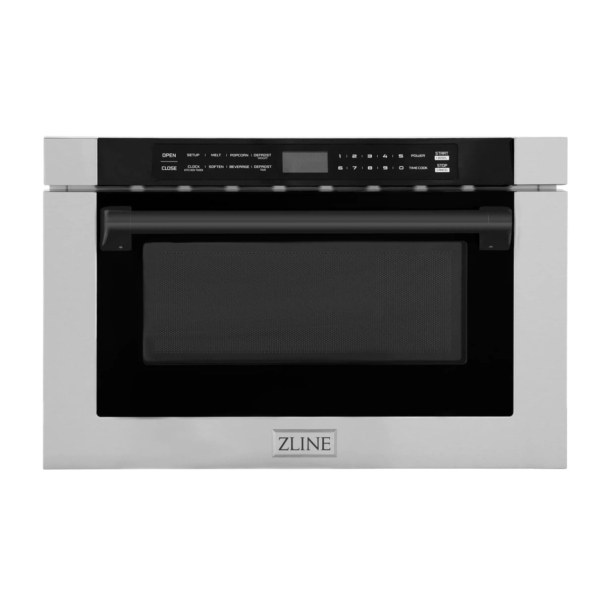 24 1.2 cu. ft. Built-in Microwave Drawer Stainless Steel Matte Black C816