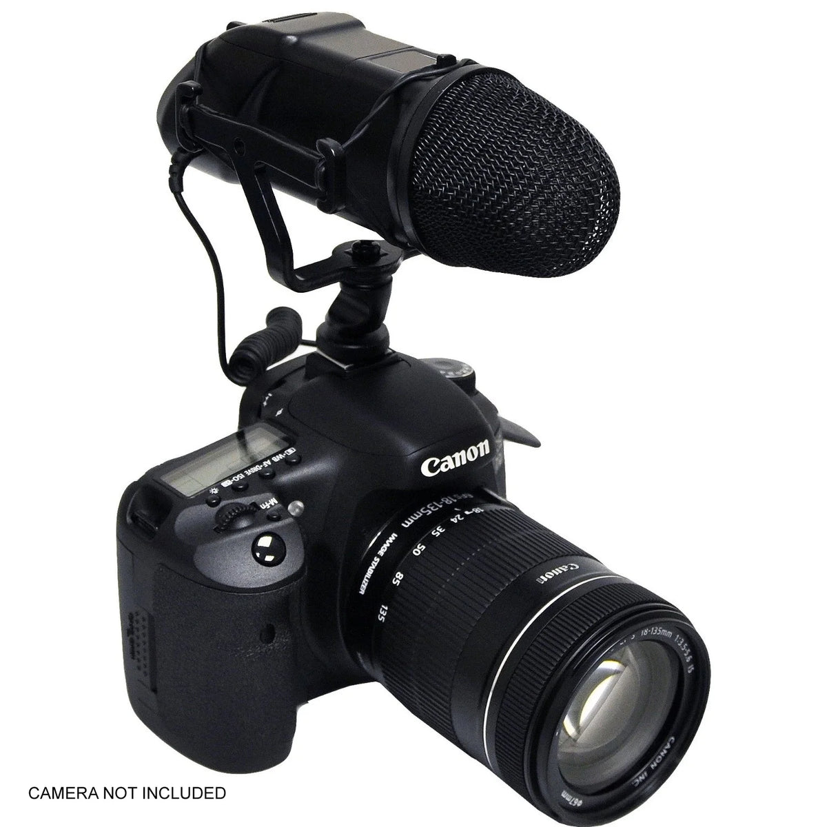 Canon EOS M6 Professional Microphone (Stereo/NRS) With Dead Cat Wind Muff D1509