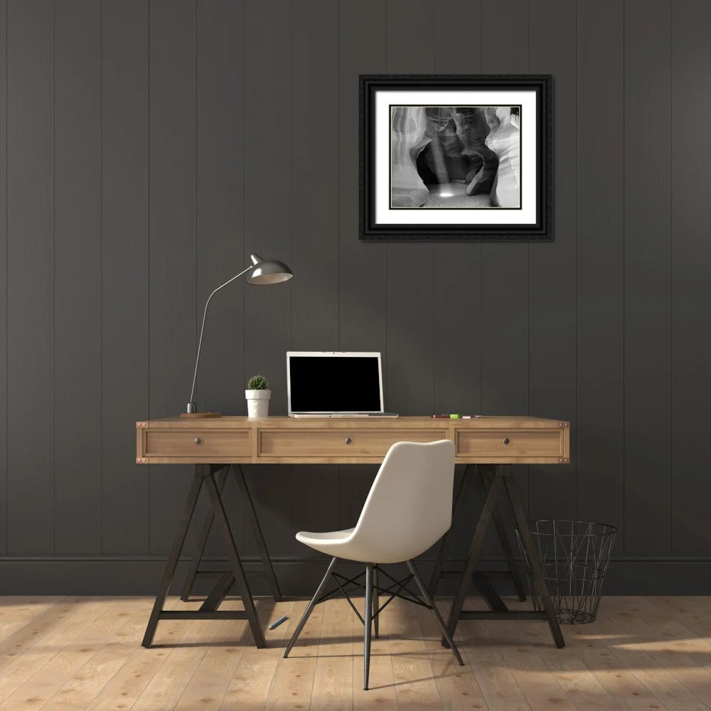 24x20 Black Ornate Wood Framed Museum Art Print R35703