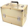 Gold Portable Makeup Train Case Q398256