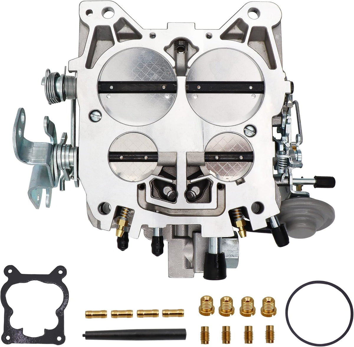 Carburetor 4 Barrel 750 CFM Manual Choke with Gaskets Plugs Jets B9549