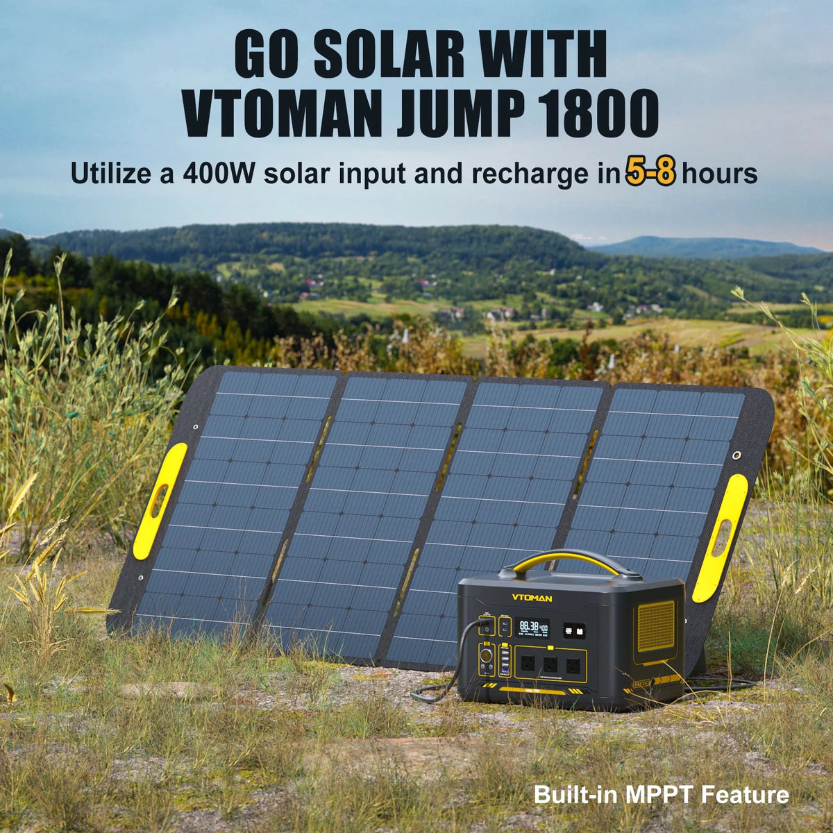 1800W Portable Power Station 1548Wh LFP Battery Generator N10983