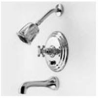 Polished Brass Uncoated Trim Balanced Pressure Tub/Shower Set C778819
