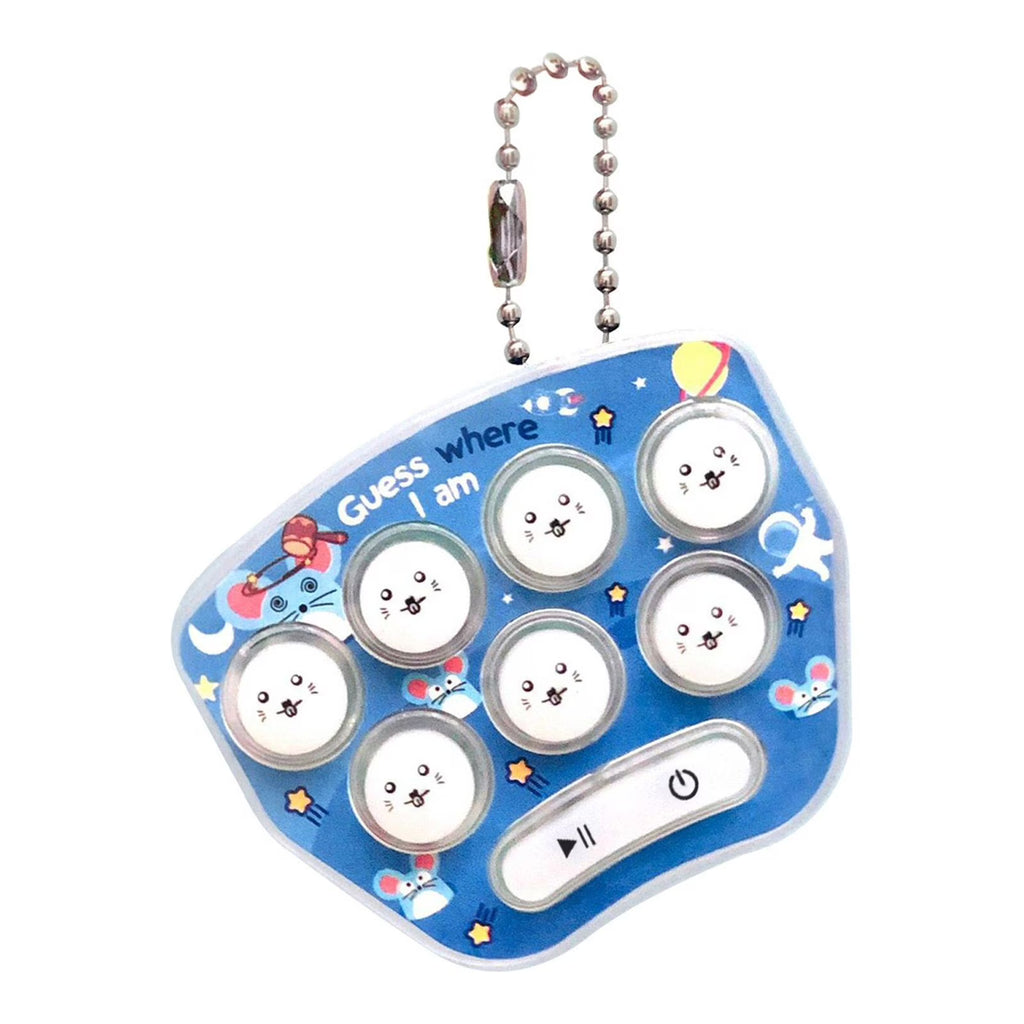 Mini Whack-A-Mole Game Keychain LED Electronic Memory Game K581157