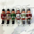 6Pcs Plastic Nutcracker Hanging Christmas Decoration V113