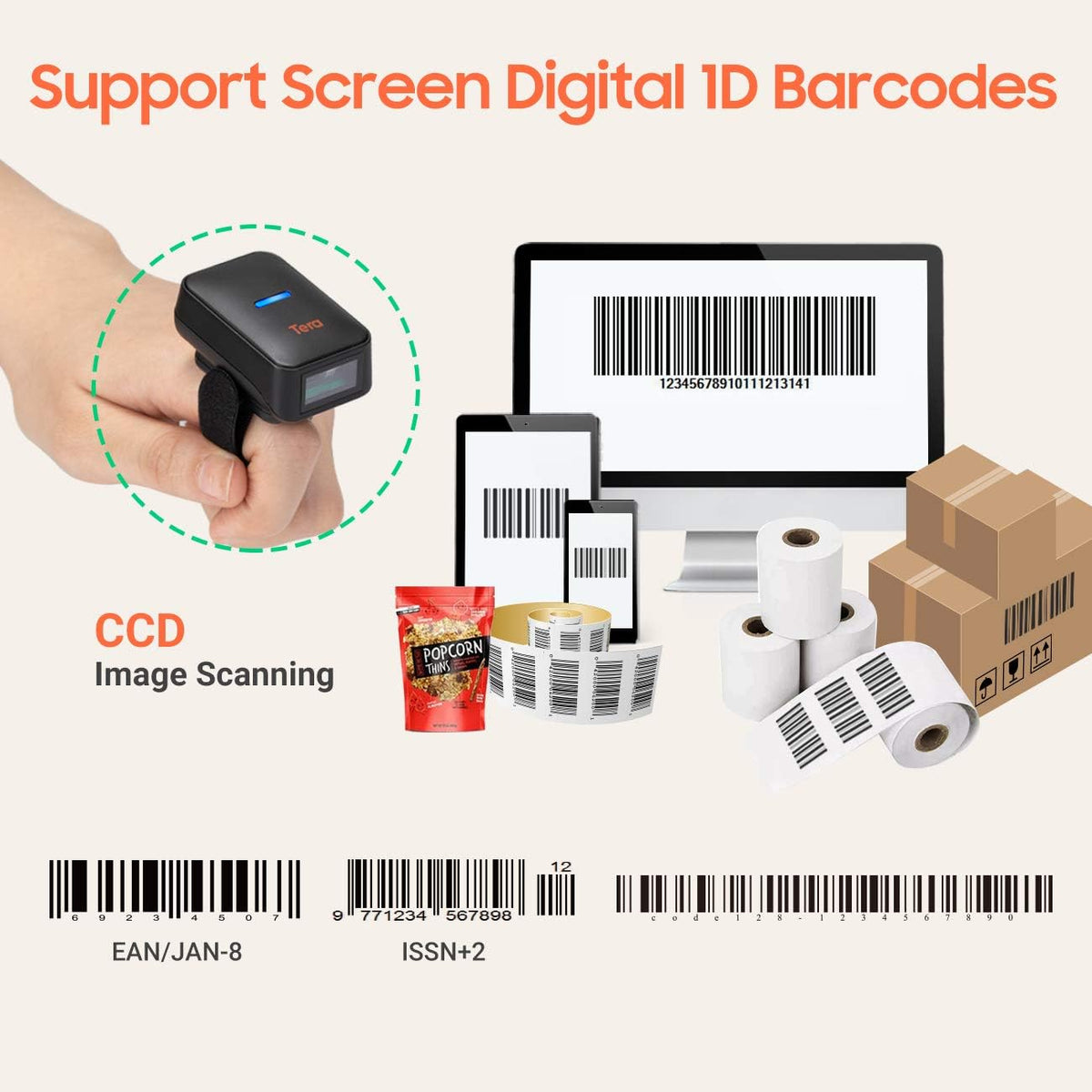 Wireless Bluetooth Barcode Scanner R643715