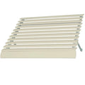Off-White Wicker Fixed Awning F475916