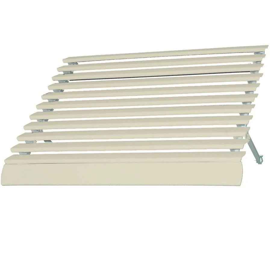 Off-White Wicker Fixed Awning F475916