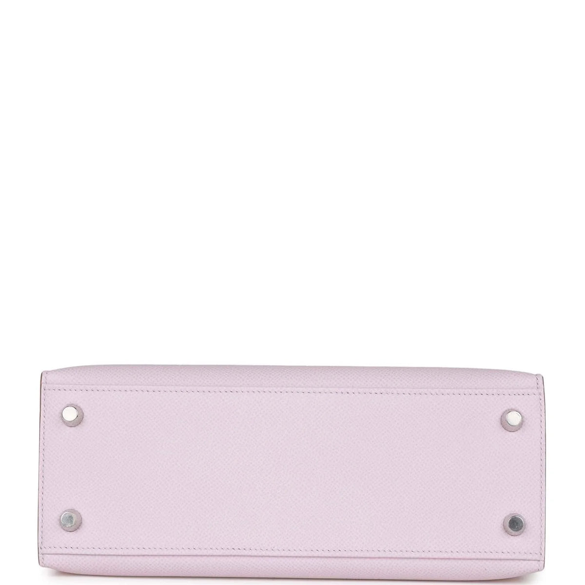Mauve Pale Epsom Leather Handbag with Palladium Hardware Y552