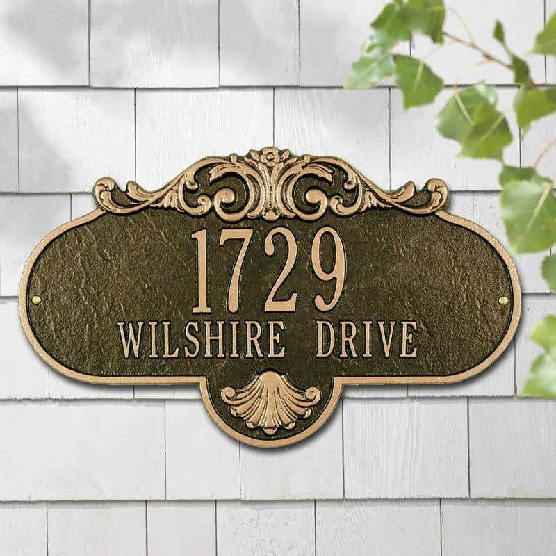 Antique Brass Wall Two Line I552590
