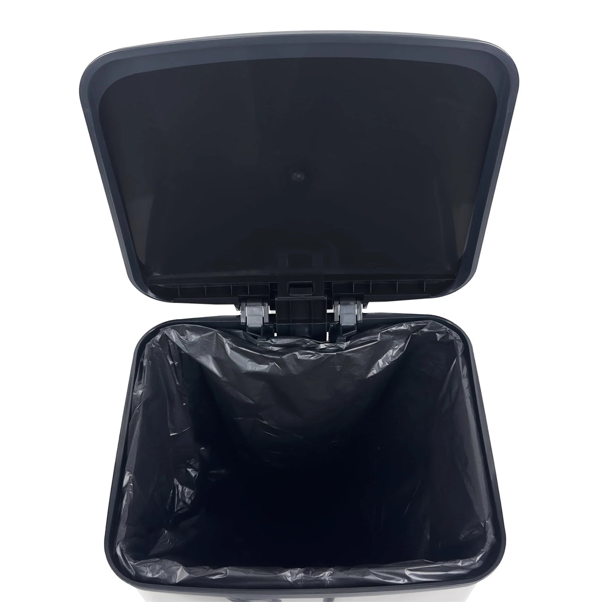 13.2 Gallon Plastic Rectangular Step Trash Can G43704