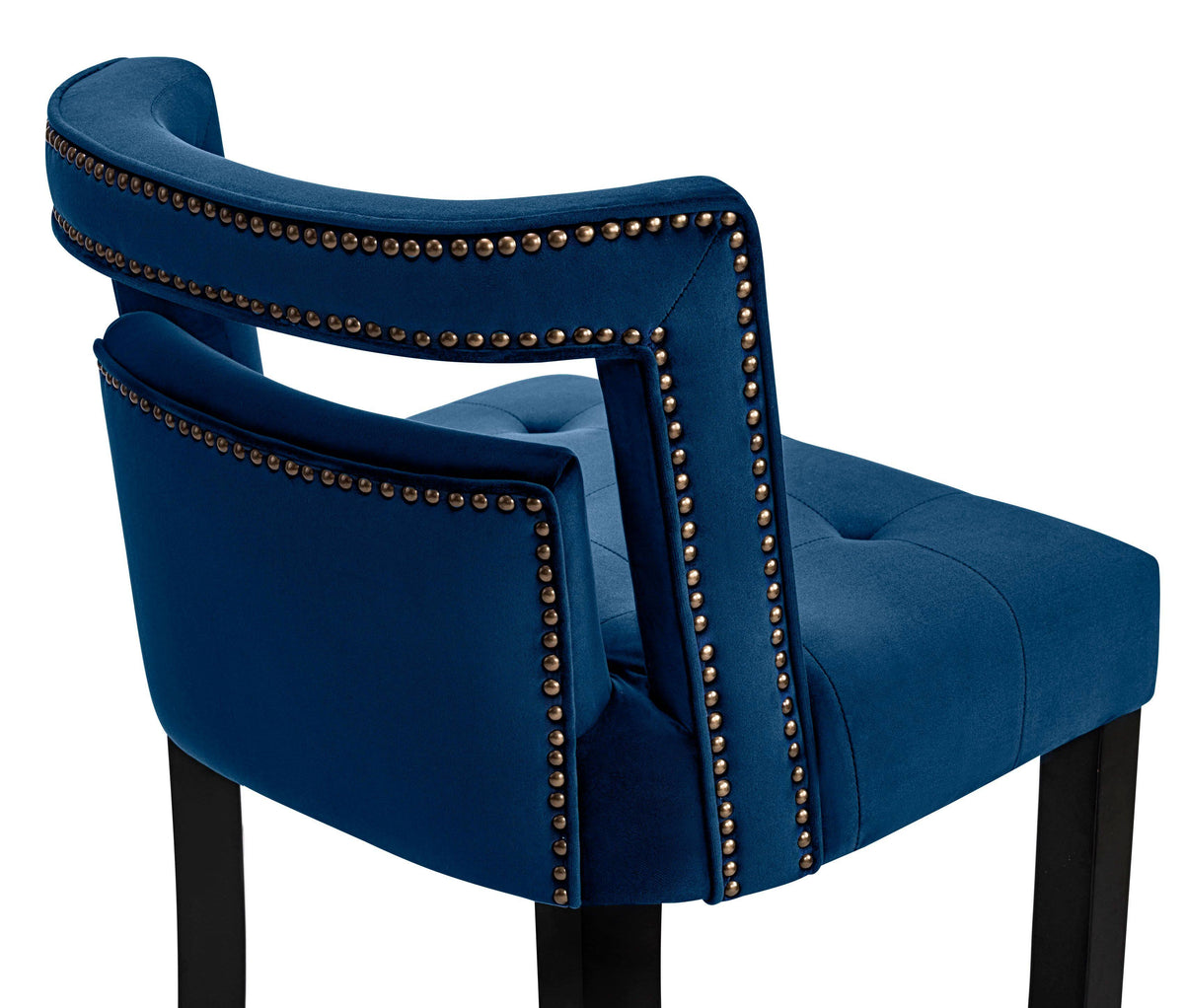 Navy Velvet Stool S898382