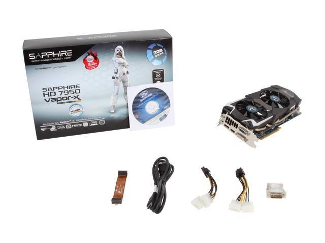 Vapor-X Radeon HD 7950 3GB 384-Bit GDDR5 PCI Y77801