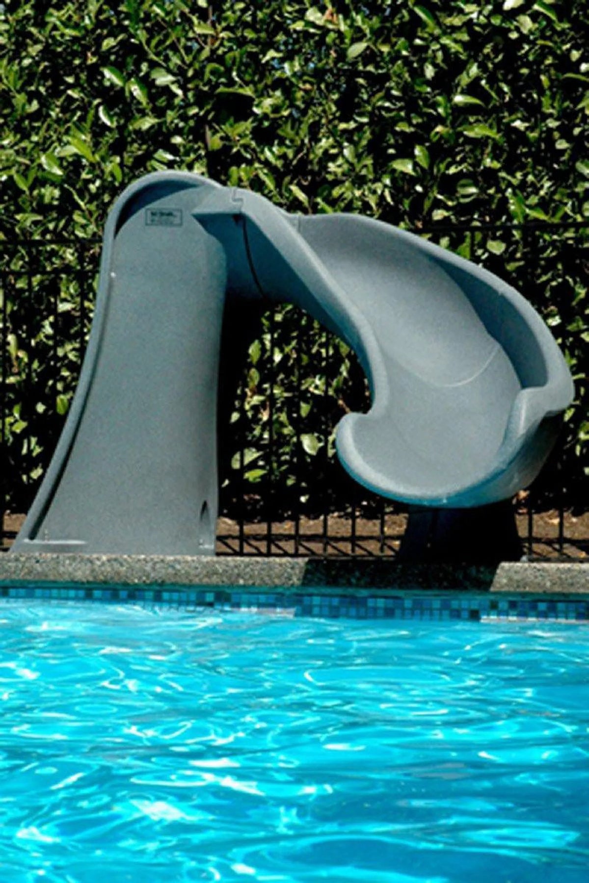 Gray Granite Pool Slide P2598