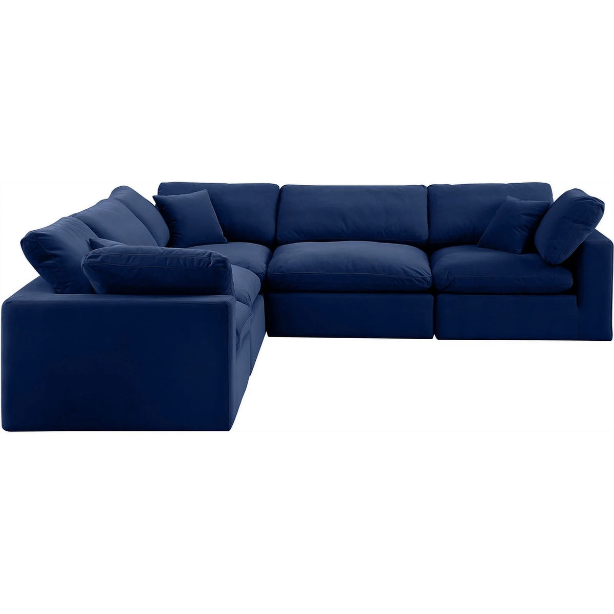 Navy Velvet Modular Sectional N92321