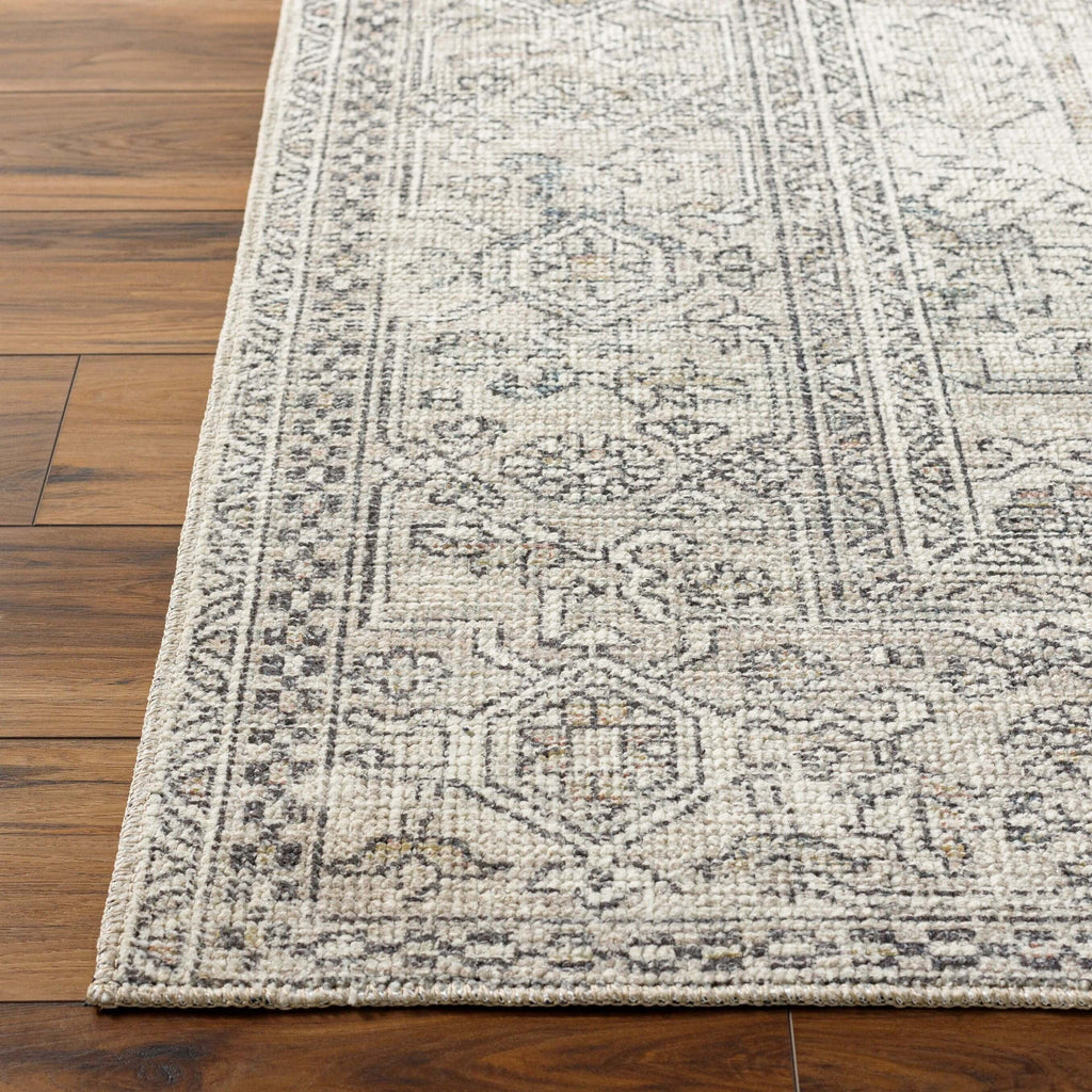 Navy Cream Runner Area Rug Z2672