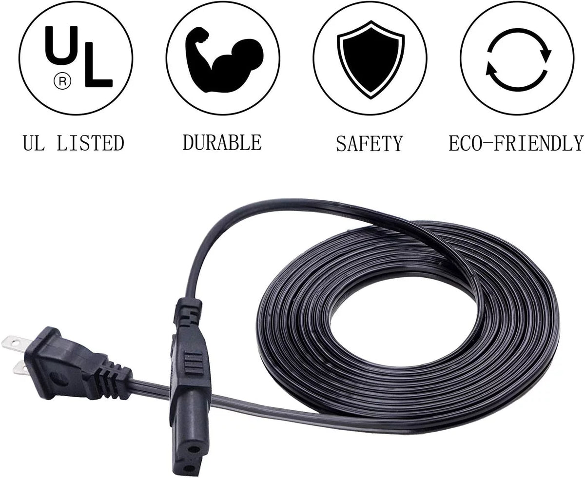 8ft 2 Prong AC Power Cord V614324