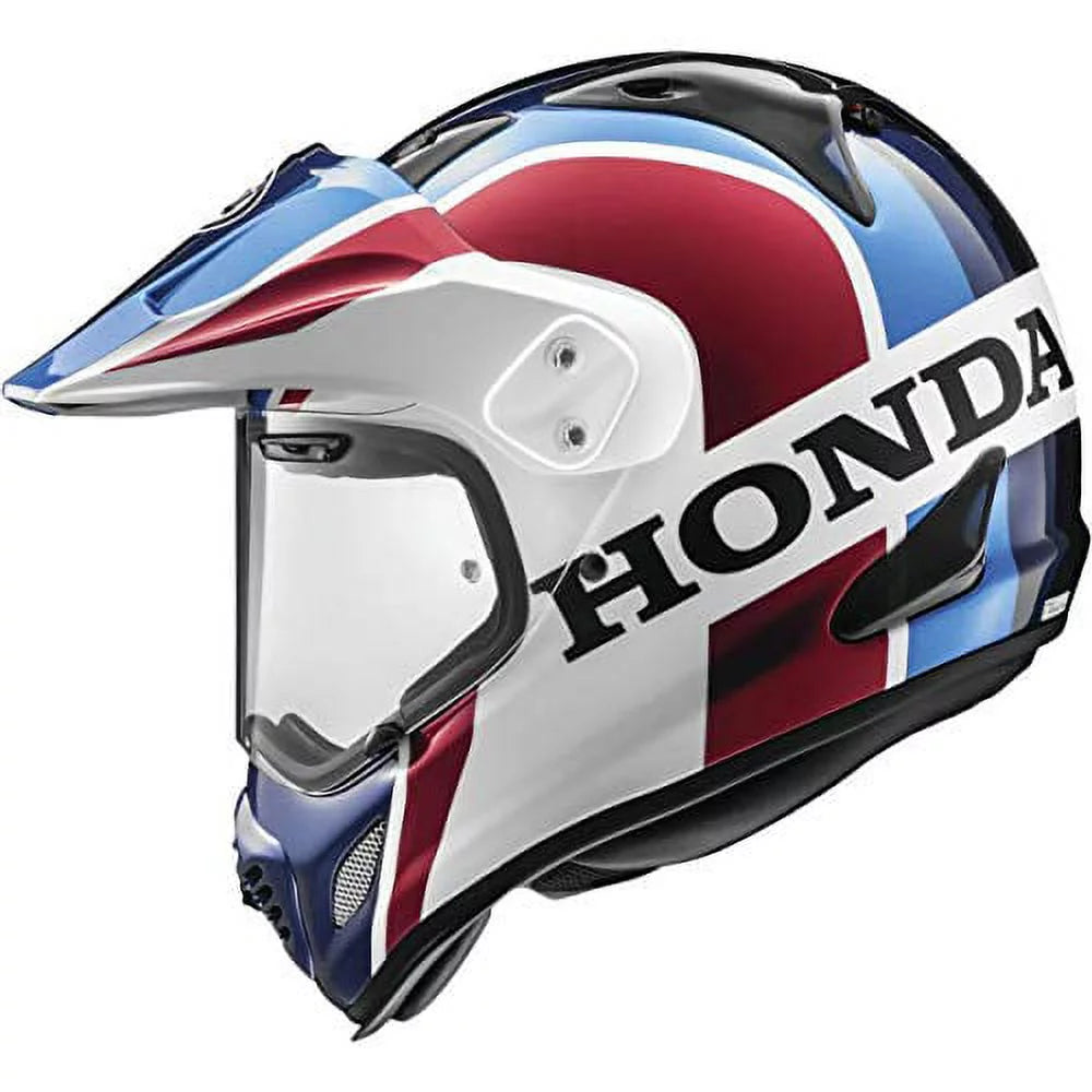 Dual Sport Motorcycle Helmet Red/White/Blue XS X999362