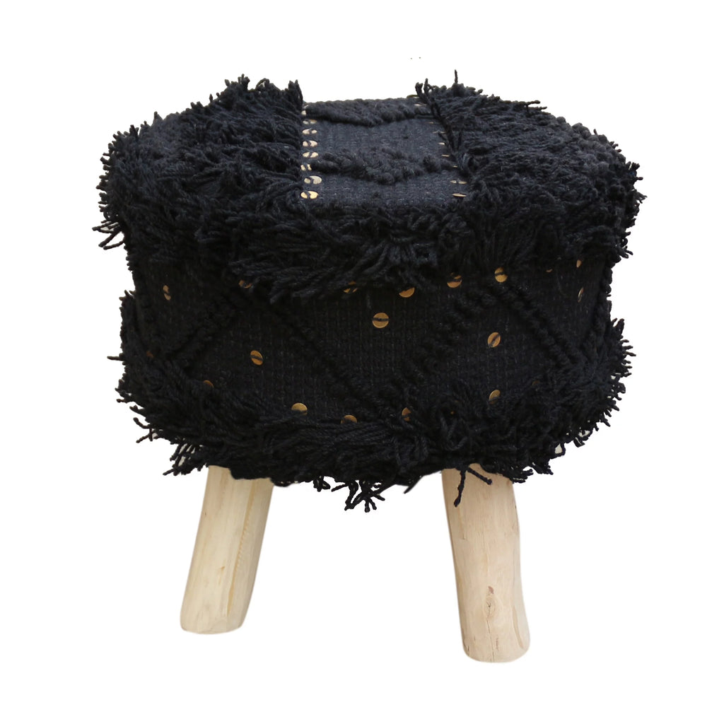 Handcrafted Fabric Stool B2554