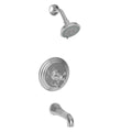 Polished Brass Uncoated Trim Balanced Pressure Tub/Shower Set C778819