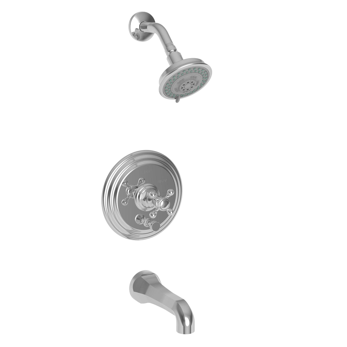 Polished Brass Uncoated Trim Balanced Pressure Tub/Shower Set C778819