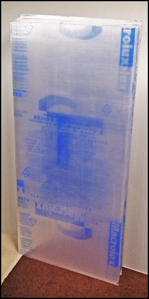 Clear 4mm Polycarbonate Greenhouse Cover 24 x 48 (Pak of 5) P8055
