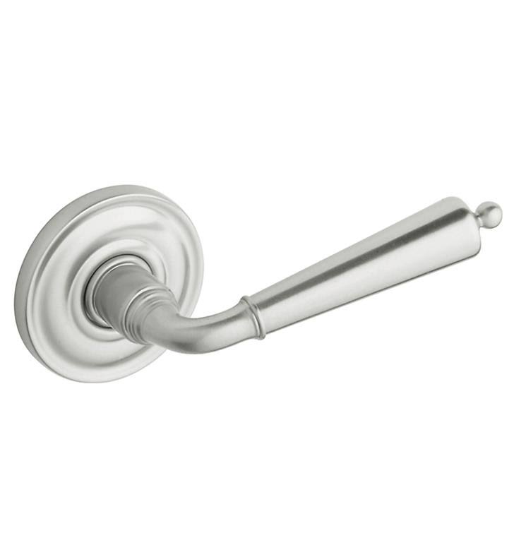 Satin Chrome Pair of Colonial Estate Levers Y594124