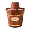 4-Quart Wood Bucket Ice Cream Maker H64958