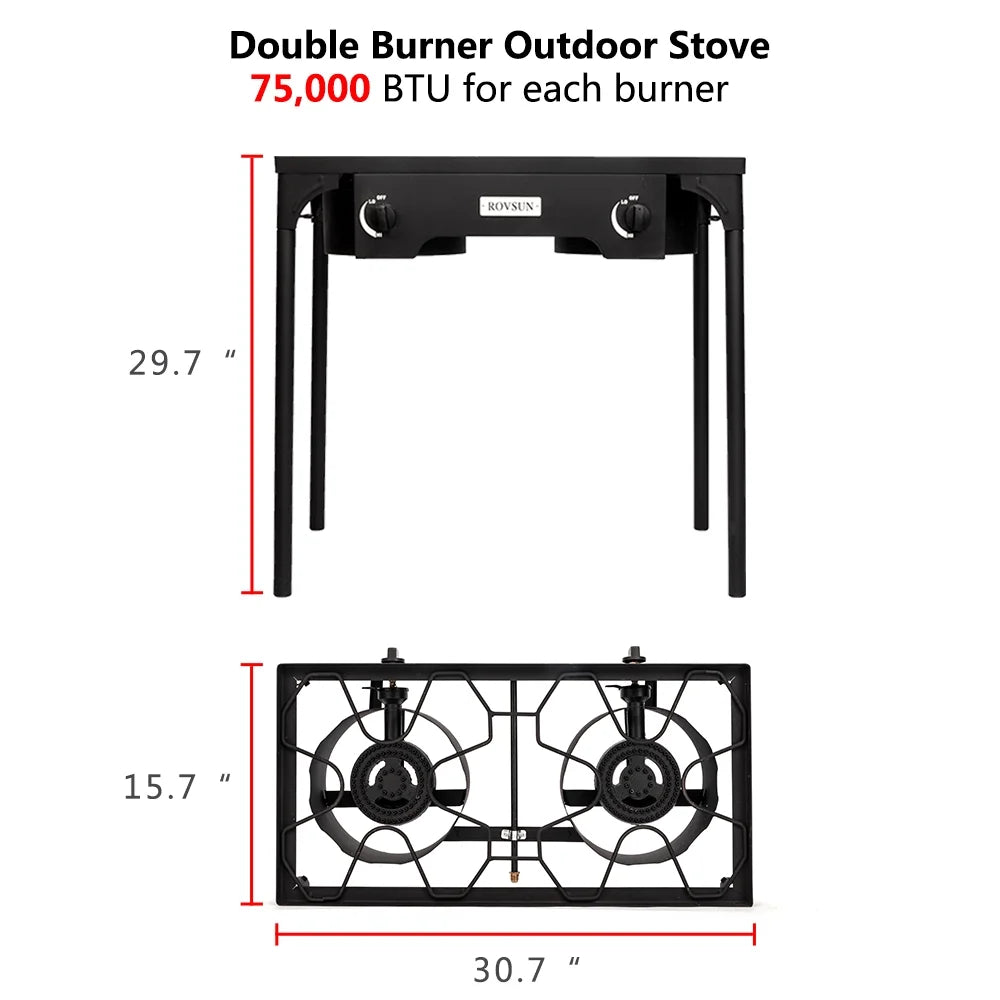 2-Burner 150,000BTU Outdoor Stove M718021