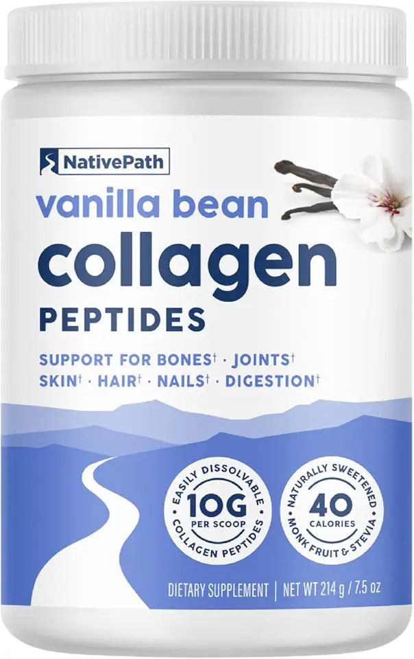 Collagen Peptides Protein Powder Vanilla Bean 214g Z430872