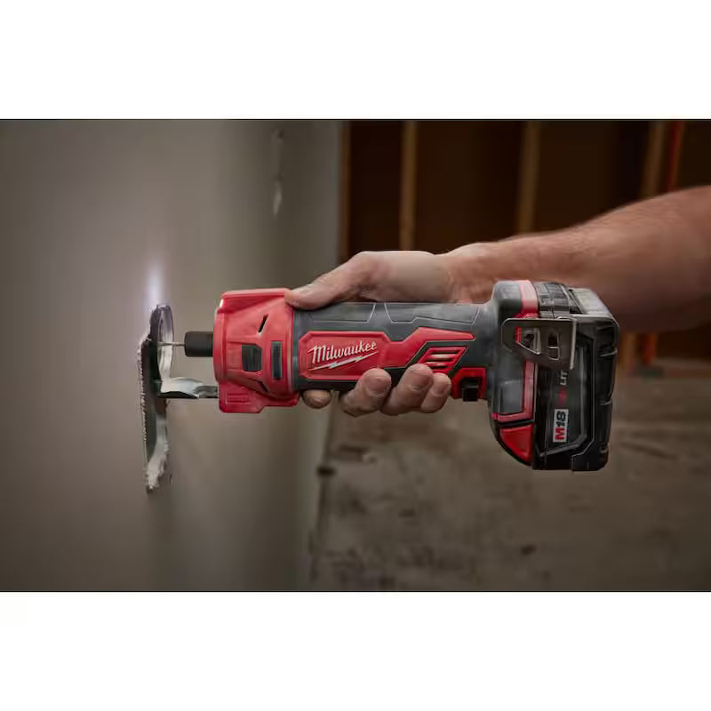 18V Lithium-Ion Brushless Cordless Drywall Screw Gun Kit with Cut Out Tool V433