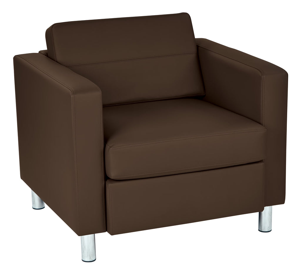 Java Brown Vinyl Armchair V755107