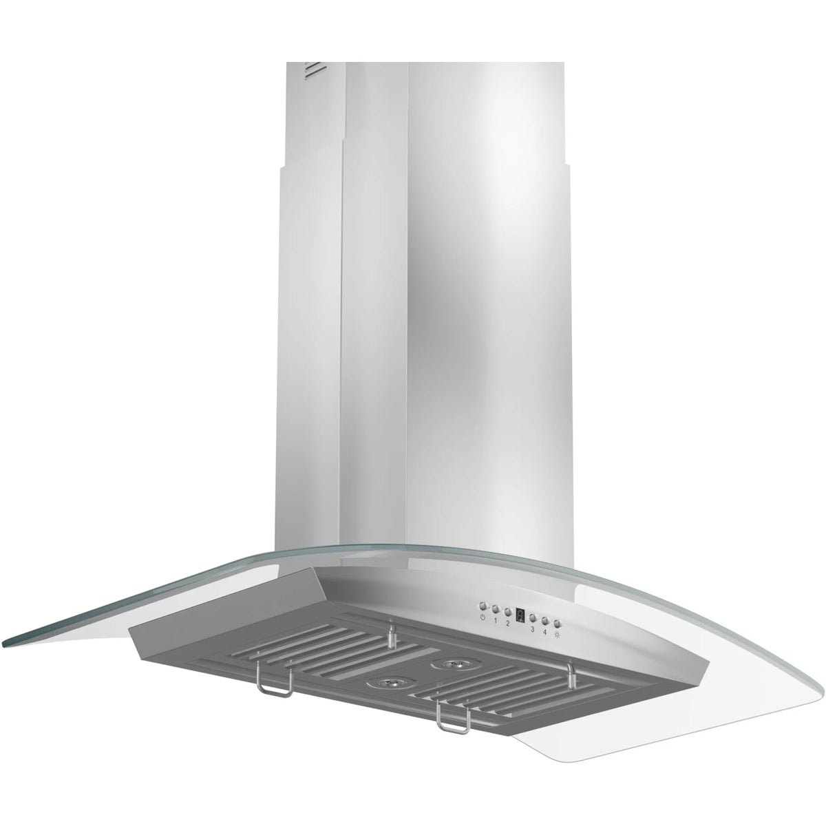 36 in. Island Mount Stainless Steel & Glass Range Hood W84081