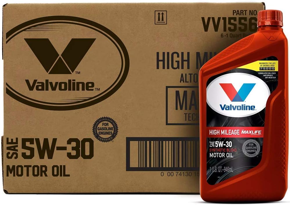 SAE 5W-30 Synthetic Blend Motor Oil 5 QT, Case of 3, Pack of 2 G7087