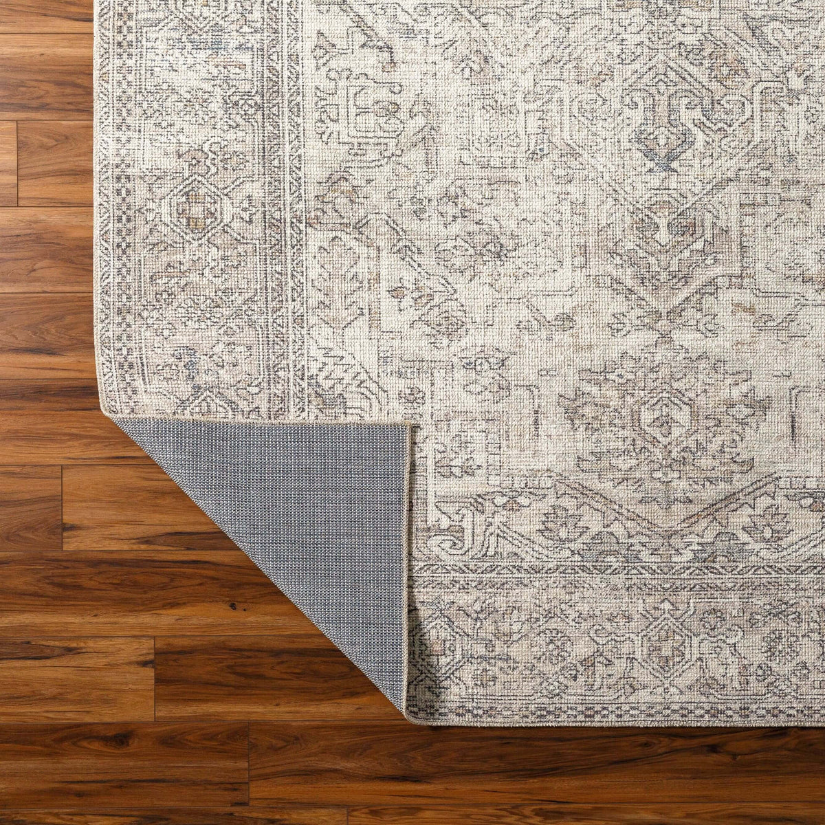 Navy Cream Runner Area Rug Z2672