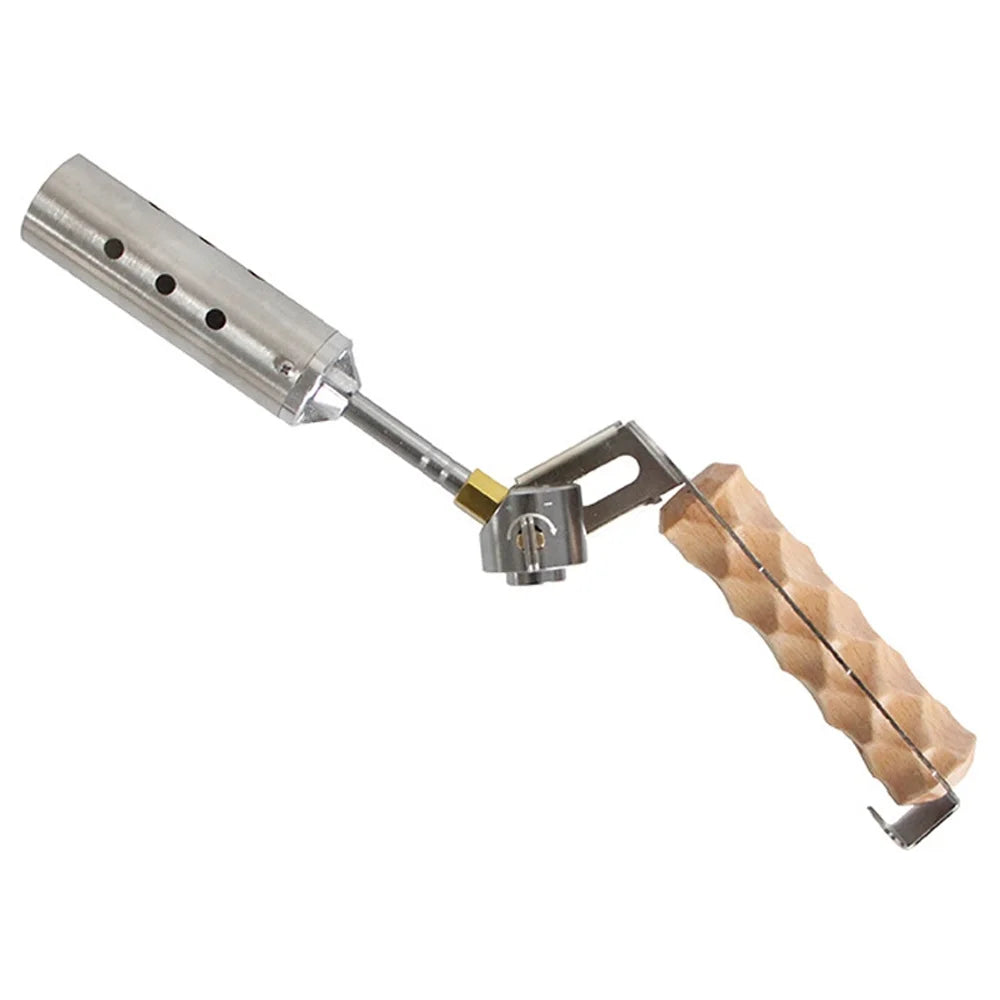 Adjustable Valve Outdoor Picnic Torch with Wood Handle R150184