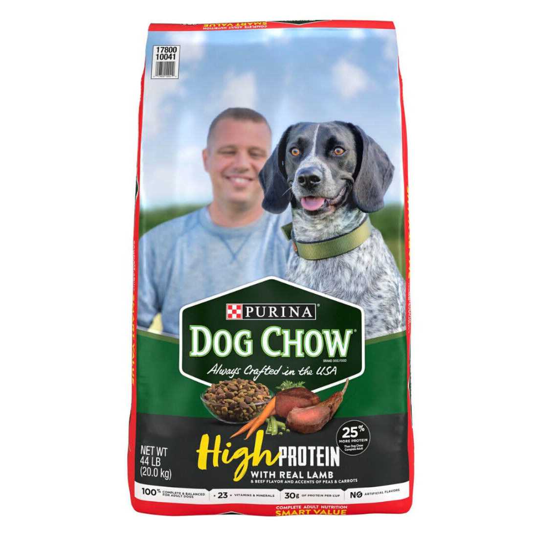 High Protein Dry Dog Food With Lamb & Beef Flavor E818188