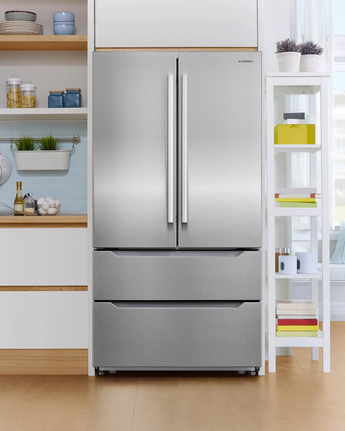 22.5 cu. ft. 4-Door Stainless Steel Refrigerator P52188